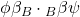 \phi\beta_B\cdot {}_B\beta\psi